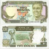 *2 Kwacha Zambia 1989, P29 UNC - Kliknutím na obrázok zatvorte -